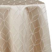 Diamante Tablecloth by Eastern Mills - Champagne - Many Size Options