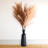 Faux Pampas Grass - 6 Stems - 48" Long - Natural Color