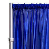 *FR* Taffeta Drape Panel by Eastern Mills 9 1/2 FT Wide w/ 4" Sewn Rod Pocket - Royal Blue