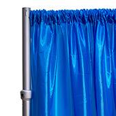 *FR* Taffeta Drape Panel by Eastern Mills 9 1/2 FT Wide w/ 4" Sewn Rod Pocket - Turquoise