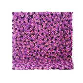 Purple & Pink Mixed Florals - Curtain Style Floral Wall - Easy Install! Select Size
