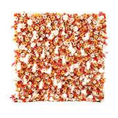 Deluxe Fall Colors Mixed Florals & Pampas - Curtain Style Floral Wall - Easy Install! Select Size