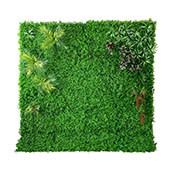 Greenery Wall w/ Mixed Accent Greenery - Curtain Style - Easy Install! Select Size