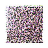 Pink, Purple & White Mixed Florals w/ Greenery - Curtain Style Floral Wall - Easy Install! Select Size