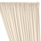 50% OFF LIQUIDATION – ITY Stretch Drape w/ Sewn Rod Pocket - 30FT Long x 60 inches width - Ivory