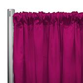 *IFR* 60" Wide Elite Taffeta Drape Panel by Eastern Mills w/ 4"  Sewn Rod Pocket - Fuchsia