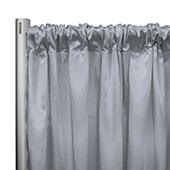 *IFR* 60" Wide Elite Taffeta Drape Panel by Eastern Mills w/ 4"  Sewn Rod Pocket - Lt. Grey