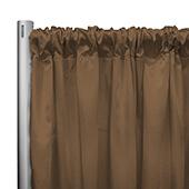 *IFR* 60" Wide Elite Taffeta Drape Panel by Eastern Mills w/ 4"  Sewn Rod Pocket - Peanut