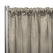 *IFR* 60" Wide Elite Taffeta Drape Panel by Eastern Mills w/ 4"  Sewn Rod Pocket - Beige