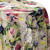 La Jardin Floral Print Tablecloth by Eastern Mills - Pink - Many Size Options