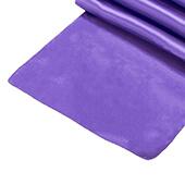 Sleek Satin Runner 14" x 108" - Purple