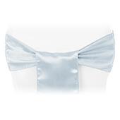 Sleek Satin Sash 6" x 108" - Dusty Blue