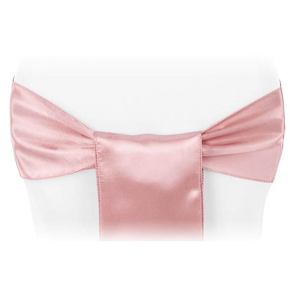 Satin Sash - Dusty Rose