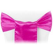 Sleek Satin Sash 6" x 108" - Fuchsia