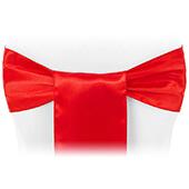 Sleek Satin Sash 6" x 108" - Red