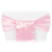 Sleek Satin Sash 6" x 108" - Medium Pink