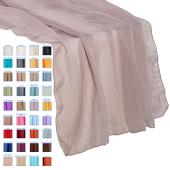 Sheer Table Runner - 27" x 118" - 37 Color Options!