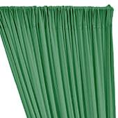 50% OFF LIQUIDATION – ITY Stretch Drape w/ Sewn Rod Pocket - 14FT Long x 60 inches width - Green