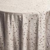 Embellished Tablecloth by Eastern Mills - Dott Mink  - Many Size Options