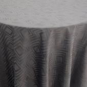 Embellished Tablecloth by Eastern Mills - Square Steel  - Many Size Options