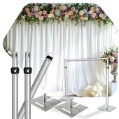 1-Panel Pipe and Drape Kit / Backdrop - 6-10 Feet Tall (Adjustable)