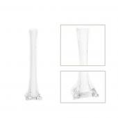 Decostar™ Glass Eiffel Tower Vase 12" - 24 Pieces - White