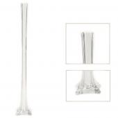 Decostar™ Glass Eiffel Tower Vase 32" - 12 Pieces - Clear
