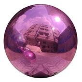 Light Pink Inflatable Mirror Ball/Sphere - Choose your Size!