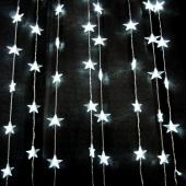 DecoStar™ 6ft Black LED Star Curtain