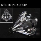 DecoStar™ Large Bling Acrylic Bead / Drop (Case of 6)