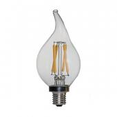 E12 Clear Warm White E12 Bulb For Chandeliers - 12 Pack