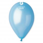 GEMAR Metal Light Blue 5" Balloon - 100 Pieces