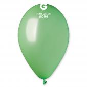 GEMAR Mint Green Metallic 12" Balloon - 50 Pieces