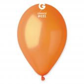 GEMAR Metal Orange 5" Balloon - 100 Pieces