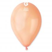 GEMAR Peach Metallic 12" Balloon - 50 Pieces