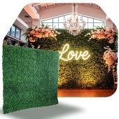 Economy Greenery Wall - Curtain Style - Easy Install! 8ft x 8ft