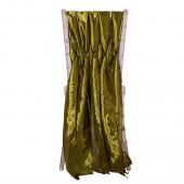 DecoStar™ 15" Chiavari Chair Accent 5 Piece Taffeta Weave - Olive