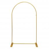 Metal Arch Backdrop Stand - Gold - 36" x 16" x 60"