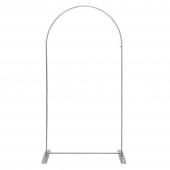 Metal Arch Backdrop Stand - Silver - 36" x 16" x 72"
