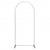 Metal Arch Backdrop Stand - Silver - 36" x 16" x 90"