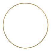 Metal Wreath Ring 18" - Gold