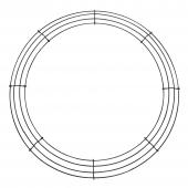 4-Ring Wire Wreath Form 24"