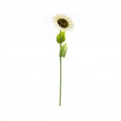 White Artificial Single Sunflower 41"