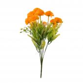 Artificial Marigold Bush 16" - Orange