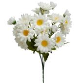 Artificial Daisy Bouquet 11" - White
