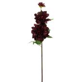 Premium Artificial Dahlia Branch 30" - Burgundy