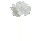 Artificial Hydrangea 10 Heads and Stems - White