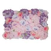 Artificial Mixed Rose Hydrangea Flower Mat