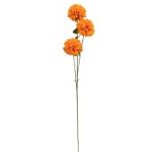 Artificial 3 Head Bolocephalus Saussureoides Stem 25" - Orange