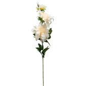 Artificial Dahlia Branch 30" - Ivory